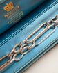 VICTORIAN CHUNKY SILVER PAPERCLIP ALBERT CHAIN