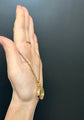CHUNKY VICTORIAN CRYSTAL & 18CT GOLD LOCKET