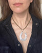 VICTORIAN SUPERSIZED SILVER HORSESHOE PENDANT