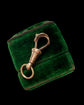 ANTIQUE 9CT GOLD SNAKE DOG CLIP