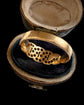 ANTIQUE DIAMOND & SAPPHIRE 18CT GOLD CHAIN RING