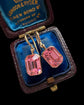 19TH CENTURY PINK PASTE EARRINGS