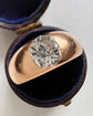 VICTORIAN DIAMOND & 18CT GOLD FLUSH SET RING