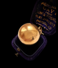 VICTORIAN 18CT GOLD ORB LOCKET WITH CONCEALED SPINNER FOB