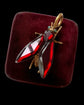 VICTORIAN VAUXHALL GLASS FLY PENDANT