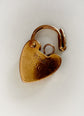 ANTIQUE MINI 9CT GOLD PADLOCK PENDANT