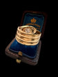 VICTORIAN 18CT GOLD & DIAMOND COILED SNAKE RING