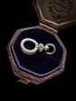 ANTIQUE DIAMOND & PLATINUM TWIST DOG CLIP