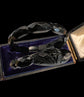 VICTORIAN WHITBY JET SNAKE BANGLE