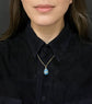 19TH CENTURY DIAMOND & BLUE ENAMEL EGG PENDANT