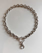 ANTIQUE CHUNKY SILVER CABLE LINK CHAIN