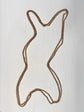 A FINE GEORGIAN TEXTURED BELCHER GUARD CHAIN