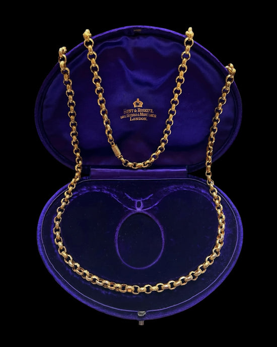 GEORGIAN PINCHBECK BELCHER CHAIN