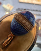 EARLY 20TH CENTURY ENAMEL & DIAMOND EGG PENDANT