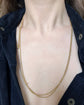 ANTIQUE 15CT GOLD ROPE LINK GUARD CHAIN