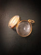VICTORIAN ROCK CRYSTAL & 18CT GOLD LOCKET