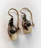 VICTORIAN STAG TOOTH EARRINGS