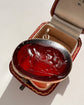 19TH CENTURY GLASS INTAGLIO OF ‘DIONYSIAN BULL’