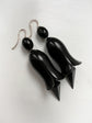 VICTORIAN WHITBY JET FUCHSIA EARRINGS