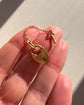 19TH CENTURY WORKING 18CT GOLD PADLOCK & KEY