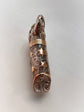 VICTORIAN SILVER & GOLD STAR DOG WHISTLE PENDANT