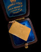 ANTIQUE PEARL & 15CT GOLD HORSE TOKEN PENDANT