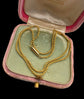 VICTORIAN PRETTY REEDED LINK CHAIN