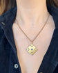 VICTORIAN SAPPHIRE & DIAMOND SQUARE SLAB PENDANT