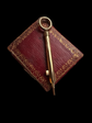 VICTORIAN LARGE 15CT GOLD BRAMAH KEY PENDANT
