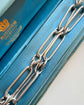 VICTORIAN SILVER PAPERCLIP ALBERT CHAIN