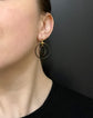 VICTORIAN DOUBLE HOOP ELEPHANT HAIR EARRINGS