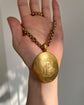 VICTORIAN HUGE 15CT GOLD ‘EB’ LOCKET