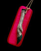 VICTORIAN SILVER & BLOODSTONE STAG LEG PENDANT