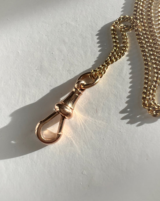 ANTIQUE 15CT GOLD DOGCLIP