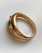 ANTIQUE EMERALD & DIAMOND RING