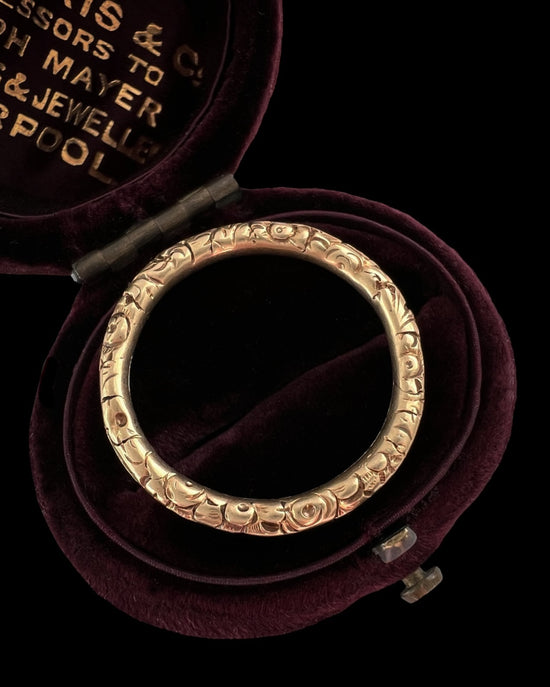 GEORGIAN 12CT GOLD SPLIT RING