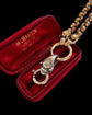 ANTIQUE SILVER SNAKE HEAD BAIL / CHAIN EXTENDER