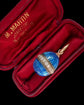 EARLY 20TH CENTURY ENAMEL & DIAMOND EGG PENDANT
