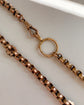 VINTAGE 18CT GOLD HINGED BOLT RING