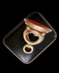 19TH CENTURY DOULBE OUROBOROS FOB PENDANT ‘TENTANDA VIA EST’
