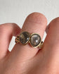 EARLY VICTORIAN DOUBLE HEART & HAND FEDE RING