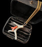 VICTORIAN CORAL FLY & BRANCH PENDANT