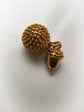ANTIQUE 18CT GOLD MINI ACORN & CHESTNUT PENDANT