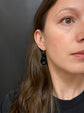 VICTORIAN JET CHAIN EARRINGS