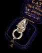 ANTIQUE SILVER SNAKE HEAD BAIL / CHAIN EXTENDER
