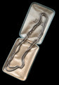 VICTORIAN SILVER SNAKE LINK CHAIN