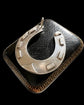 LARGE VICTORIAN SILVER HORSESHOE PENDANT