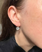 19TH CENTURY PASTE SINGLE STONE EARRINGS