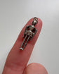 VICTORIAN SILVER PEG DOLL PENDANT