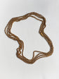 A FINE GEORGIAN TEXTURED BELCHER GUARD CHAIN